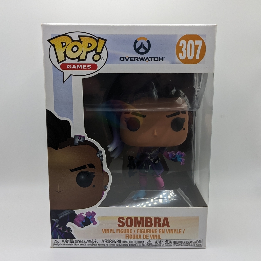 🎁5 for $20!🎁VAULTED NIB Overwatch Sombra #307 Funko POP! Collectible figure